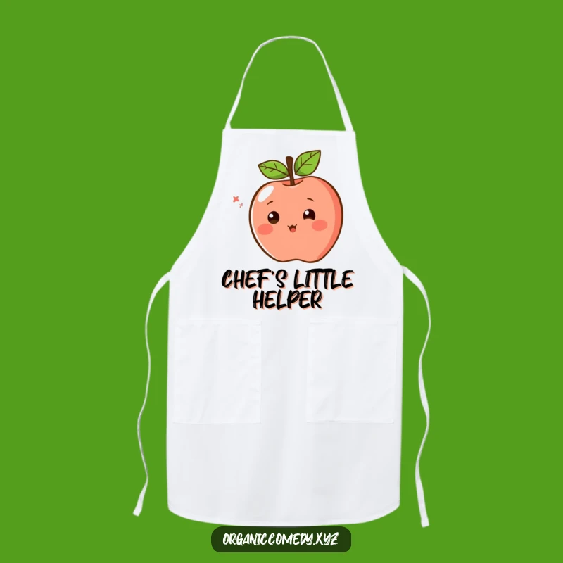 Funny Spinning Apple Apron: Cook with Blushing Style, Funny Gift