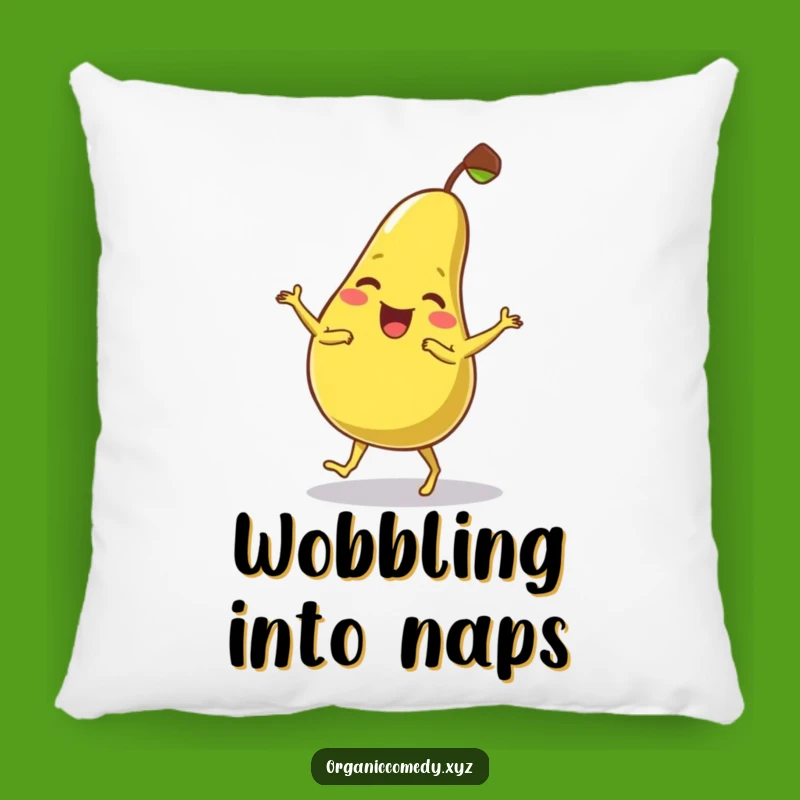 Funny Pear Dance Pillow - Soft Fruit Cartoon Cushion Gift