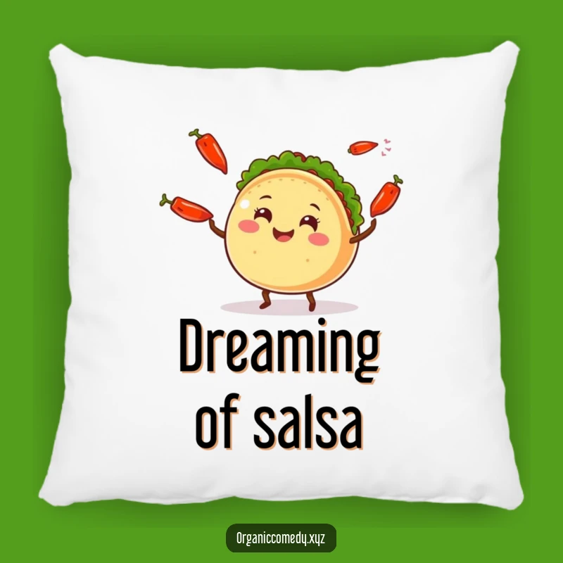 Funny Taco Juggling Pillow: Cozy Up with Fiesta and Fun!