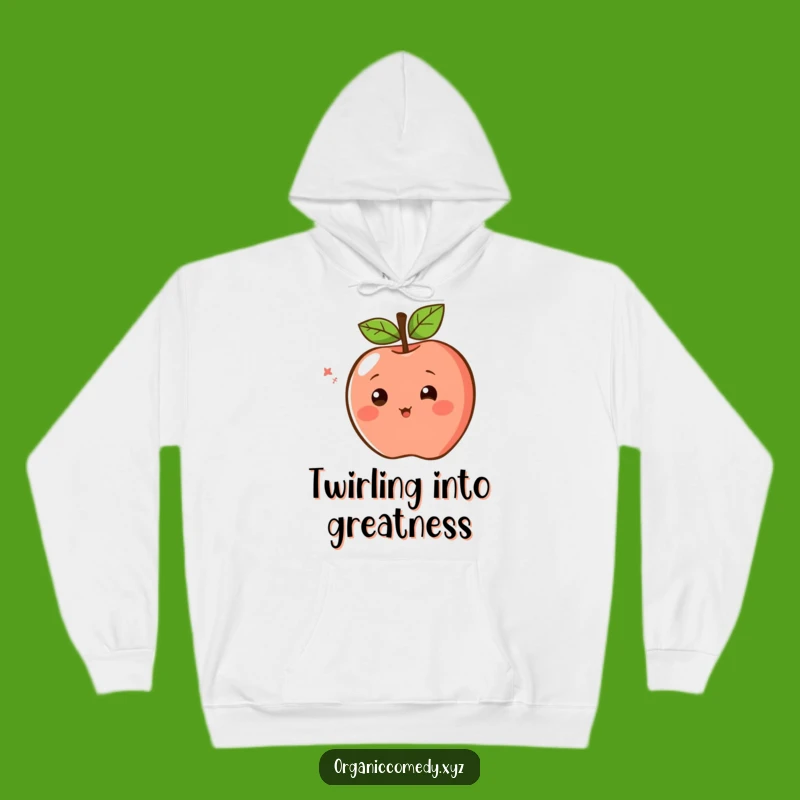 Funny Spinning Apple Hoodie: Cozy & Cute, Perfect Blushing Gift