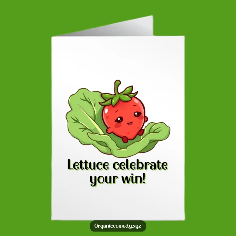 Free Printable Congrats Card: Strawberry Trip Fail, Funny Foodie Celebration