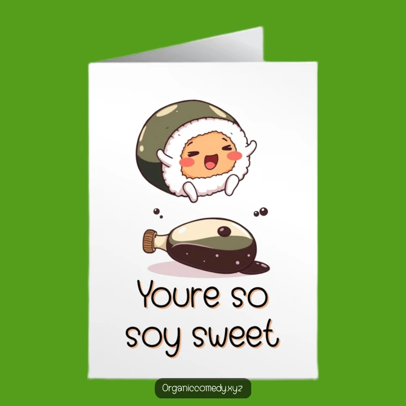 Free Printable Thank You Card: Sushi Leap - Thanks a Million!