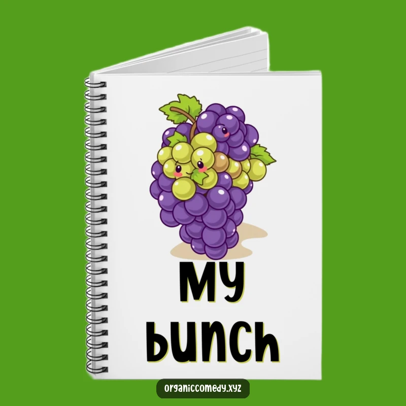 Funny Grapes Tumbling Notebook - Playful Journal for Fun Ideas