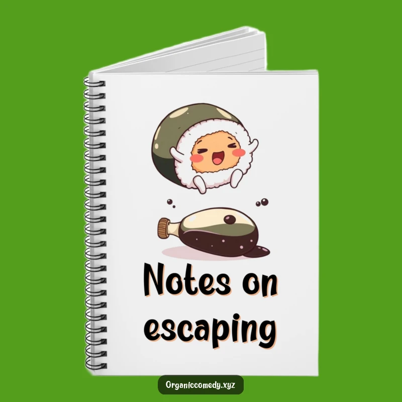 Funny Sushi Leap Notebook: Jot Down Ideas with Playful Charm!