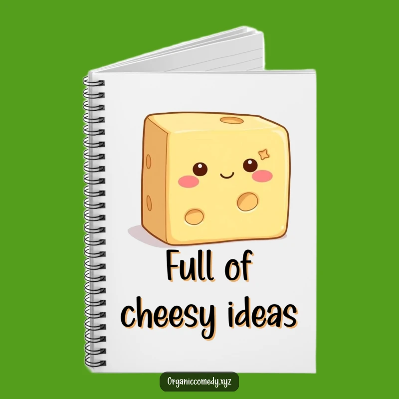 Funny Wiggling Cheese Notebook: Jot Down Smiles, Great Funny Gift