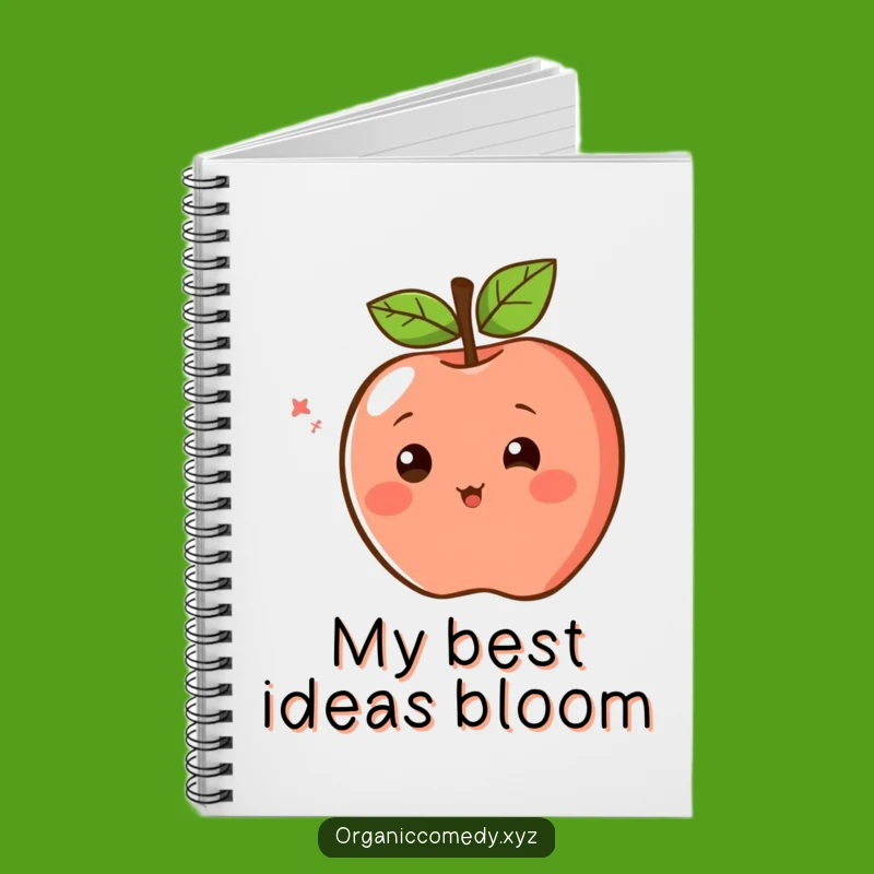 Funny Spinning Apple Notebook: Write with Excitement, Funny Gift
